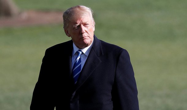 Presidente dos Estados Unidos, Donald Trump, na Casa Branca, em Washington 05/04/2018 REUTERS/Carlos Barria