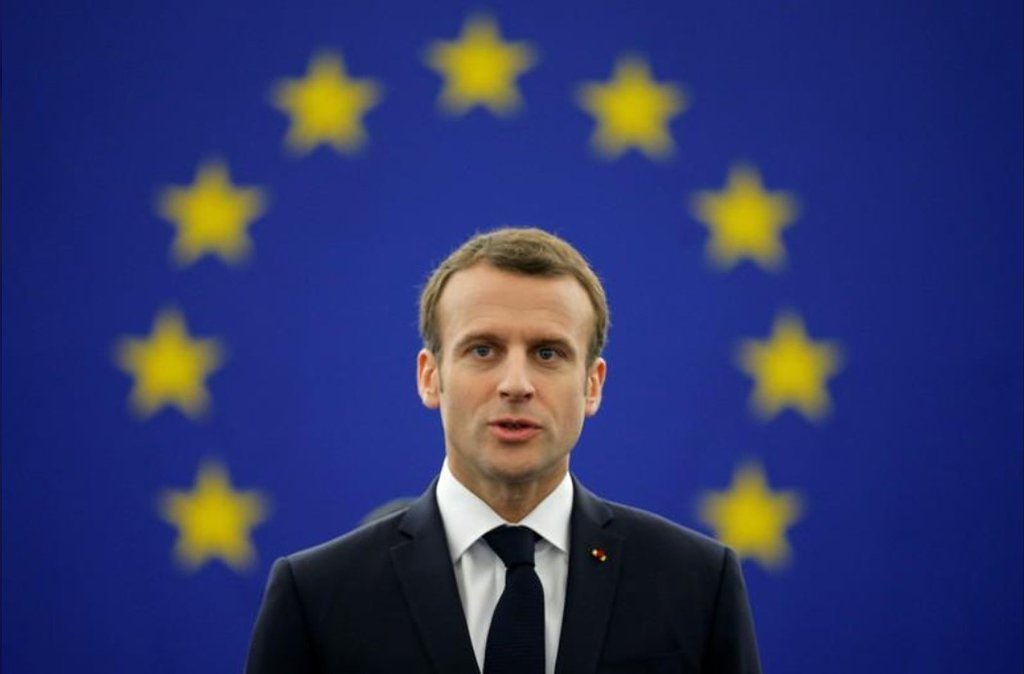O presidente da França, Emmanuel Macron, fez um apelo aos europeus para que não busquem refúgio no nacionalismo, mas fortaleçam a União Europeia como um bastião da democracia liberal contra um mundo desordenado e perigoso; Um “nacionalismo egoísta” está ganhando terreno, disse Macron