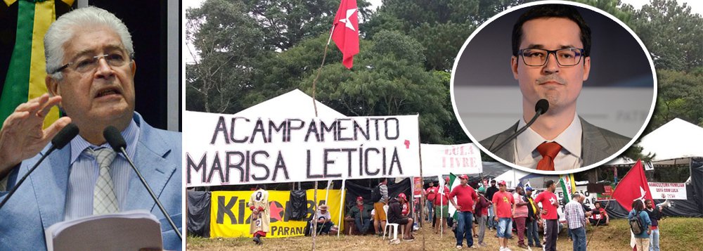 Senador do Paraná responsabiliza o discurso criado pela Lava Jato para o clima de ódio e perseguição contra movimentos sociais e o PT no Brasil, que resultou no atentado a tiros contra o acampamento em defesa de Lula em Curitiba e antes contra a caravana do ex-presidente; segundo ele, porém, o que "os procuradores e a operação de Sergio Moro não percebem" é que "esses atentados têm mão dupla"; "Hoje pode atingir o acampamento, mas amanhã pode atingir os seus promotores", alerta; "A irresponsabilidade desses meninos pode levar o Brasil a uma guerra civil", alerta; assista