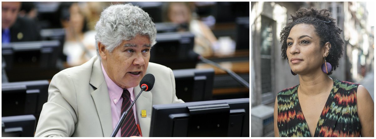 Deputado Chico Alencar (Psol-RJ) cobrou respostas de autoridades sobre o assassinato da ex-vereadora do Rio Marielle Franco (Psol) que aconteceu no centro do Rio; "Não há vitória esportiva que nos faça esquecer: quem matou e mandou matar Marielle e Anderson?", questionou ele, que cobrou "respostas urgentes!"