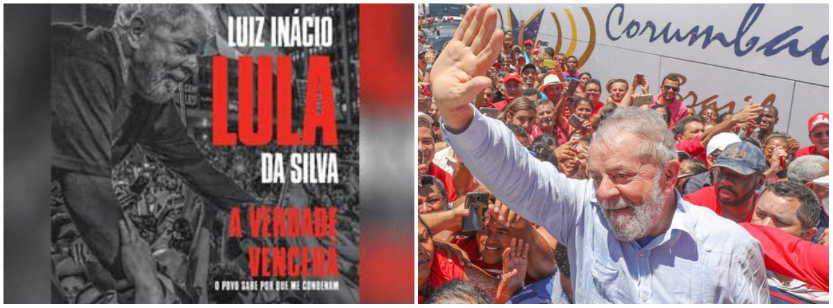 Lula disse: – o preço que vai ser pago historicamente é a mentira contada agora. A Polícia Federal mentiu na denúncia, e o Moro sabia que não era verdades e aceitou e transformou as mentiras num processo que me condenou