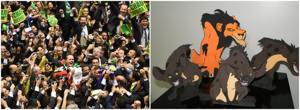 "Naquela noite, minha filha de 11 anos entendeu minha profunda tristeza pelo sequestro do futuro do Brasil. Entendeu que a covardia, a maldade e a traição não beneficiam nem mesmo ao traidor. Inacreditavelmente, alguns homens de 50 anos ainda não entenderam. E como as hienas de O Rei Leão, riem, entre alienados e arrependidos", escreve a jornalista e colunista do 247 Lúcia Helena Issa 