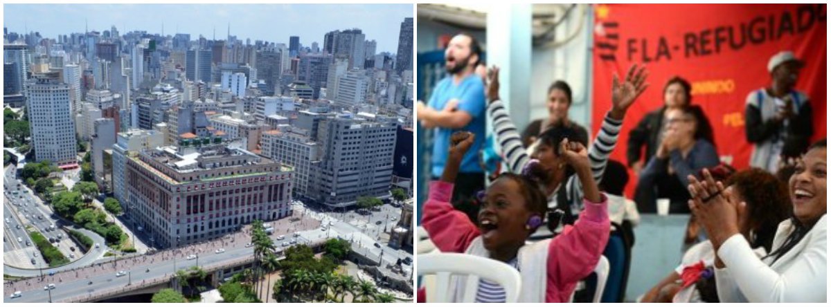 Ao todo, 200 famílias se distribuem nas dependências em um prédio na região da Consolação, região central da capital paulista, vindas de países como Congo, Angola, Guiné-Bissau e Moçambique; segundo a Agência das Nações Unidas para os Refugiados, o mundo tem 68,5 milhões de deslocados internamente ou refugiadas