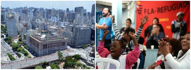 Ao todo, 200 famílias se distribuem nas dependências em um prédio na região da Consolação, região central da capital paulista, vindas de países como Congo, Angola, Guiné-Bissau e Moçambique; segundo a Agência das Nações Unidas para os Refugiados, o mundo tem 68,5 milhões de deslocados internamente ou refugiadas