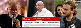 Uma nota equivocada sobre a visita do advogado Juan Grabois a Lula, já deletada pelo Vaticano, foi usada por agências contratadas pelo Facebook para atacar e penalizar sites progressistas como 247, Fórum e DCM; na nova versão, o Vaticano deixa claro que Grabois veio ao Brasil para trazer não apenas um terço abençoado pelo Papa, mas também palavras do Santo Padre a Lula, e retirou o trecho que falava numa visita em "caráter pessoal"; o caso revela como agências de checagem de dados, submetidas a interesses privados, podem dar vazão a uma nova forma de censura, que será combatida na Justiça e também no parlamento 
