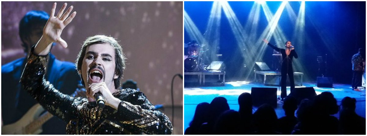 "Eu quero falar de um ícone da história do Brasil que está preso aqui. Ele falou uma coisa que tem reverberado na minha cabeça. Eles podem matar uma ou duas rosas, mas não podem deter a chegada da primavera", disse o artista pernambucano sobre Lula, durante show realizado na última sexta-feira na capital do Paraná, onde o ex-presidente está preso; assista