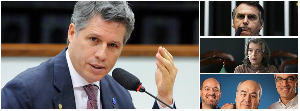 Depois de citar os tiros contra a caravana do ex-presidente Lula, contra o acampamento em favor dele e o assassinato da ex-vereadora do Rio Marielle Franco (Psol), o deputado Paulo Teixeira (PT-SP) avalia que a "violência política está crescendo no Brasil"; "A responsabilidade por essa violência é do Bolsonaro, que propaga ódio, da Rede Globo e também de Carmen Lúcia, que permite que Moro pratique uma justiça facciosa como tem praticado"; assista ao vídeo