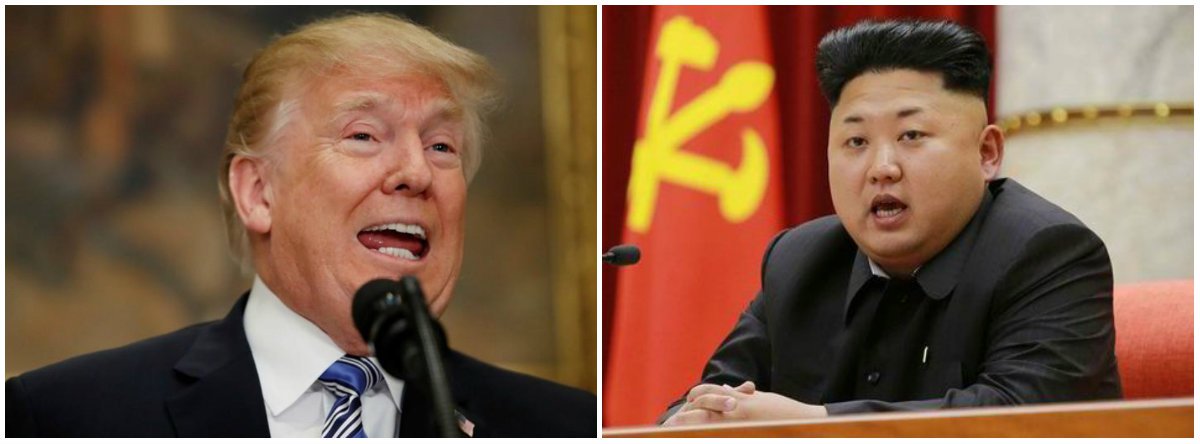O presidente americano, Donald Trump, chamou de "muito honroso" o líder norte-coreano, Kim Jong-un, e disse que a Coreia do Norte comunicou aos Estados Unidos que quer que a reunião entre ambos aconteça "o mais rápido possível"; "Kim Jong-un realmente foi muito franco e acredito que muito honroso", disse Trump durante uma reunião com o presidente francês, Emmanuel Macron
