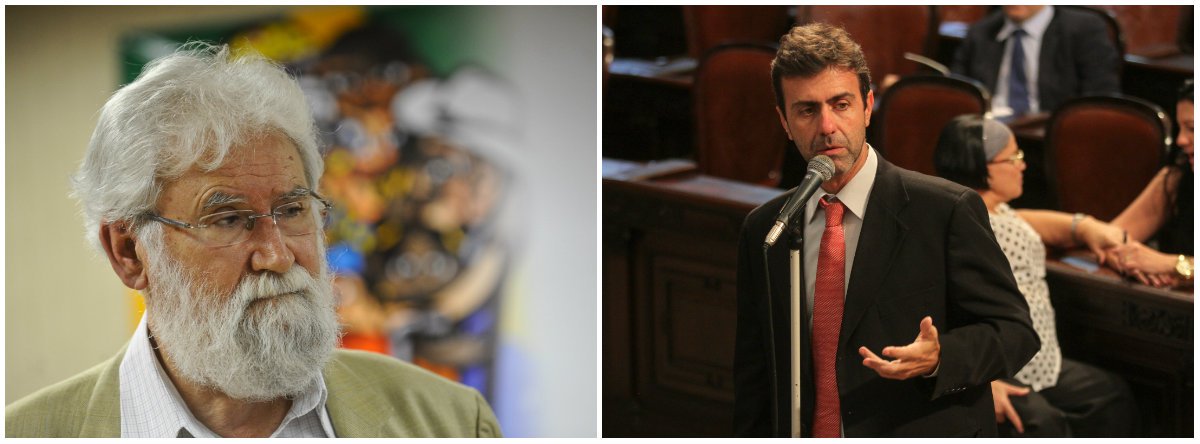 O escritor Leonardo Boff criticou a retirada de quatro PMs da Secretaria de Segurança Pública do estado do Rio que faziam a escolta do deputado estadual Marcelo Freixo (Psol); "Tirar a escolta a Freixo, sempre ameaçado pela milícia é dar ocasião para que haja outra 'Marielle' outro 'Anderson'. É isso que o Estado quer?", escreveu o estudioso no Twitter