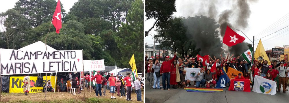 Atacado a tiros na madrugada deste sábado 28, o acampamento Marisa Letícia, formado por diversos movimentos sociais em defesa da liberdade do ex-presidente Lula, divulgou uma nota repudiando a violência, que deixou duas pessoas feridas, uma em estado grave. "A sorte de não ter havido vítimas fatais não diminui o fato da tentativa de homicídio, motivada pelo ódio e provocação de quem não aceita que a vigília é pacífica, alcança três semanas e vai receber um Primeiro de Maio com presença massiva em Curitiba. Não nos intimidarão!", diz trecho do texto