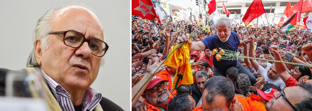 "O processo Lula da Silva põe a nu de forma gritante que algo está podre no sistema judicial brasileiro, evidenciando procedimentos e práticas incompatíveis com princípios e garantias fundamentais de um Estado de direito democrático", diz o sociólogo português Boaventura Sousa Santos; para ele, "que confiança pode merecer um sistema judicial que cede a pressões militares que ameaçam com um golpe se a decisão não for a que preferem, ou a pressões estrangeiras, como as que estão documentadas de interferência do Departamento de Justiça e do FBI dos EUA no sentido de agilizar a condenação e executar a prisão de Lula?"