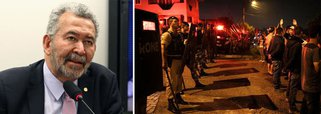 O deputado federal Paulão (PT-AL), presidente da Comissão de Direitos Humanos e Minorias (CDHM) da Câmara dos Deputados, anunciou sua ida a Curitiba, no Paraná, após denúncias de ataques de policiais federais a manifestantes que protestavam em defesa do ex-presidente Luiz Inácio Lula da Silva; Comissão também teria recebido informes de omissão por parte da PF quando cerca de 60 pessoas favoráveis à prisão do ex-presidente atiraram rojões muito próximos ao helicóptero