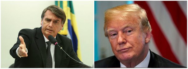 A família do pré-candidato à presidência da República Jair Bolsonaro (PSL-RJ) acionou emissários para tentar uma aproximação com o presidente dos EUA, Donald Trump; a expectativa é que aliados do presidenciável um caminho para que o parlamentar seja recebido na Casa Branca