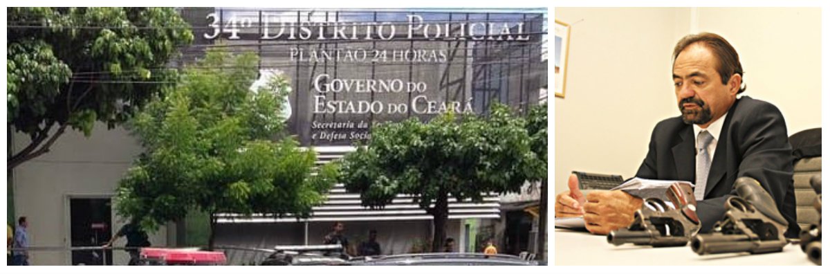 O Ministério Público do Estado do Ceará (MPCE) e a Controladoria Geral de Disciplina dos Órgãos de Segurança Pública e Sistema Penitenciário do Estado (CGD), deflagrou nesta quarta-feira (25), a Operação "Renault 34", de combate a suposto esquema criminoso envolvendo o delegado Romério Moreira de Almeida, do 34° Distrito de Polícia Civil, o advogado Hélio Nogueira Bernadino e um detento, por suposta ligação com facções criminosas
