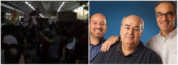 Vários manifestantes ocuparam a frente da filial da Rede Globo, em Fortaleza; cerca de 15 mil pessoas estão nos portões da emissora - neste sábado (7), o ex-presidente Lula se apresentou à Polícia Federal, após a emissão da ordem de prisão expedido por Sergio Moro, mesmo sem acabar todos os recursos da defesa da maior liderança popular do País; a emissora teve um papel determinante no golpe parlamentar contra Dilma Rousseff e na caçada judicial contra o ex-presidente Lula, condenado sem provas no processo do triplex no Guarujá (SP); assista ao vídeo da ocupação
