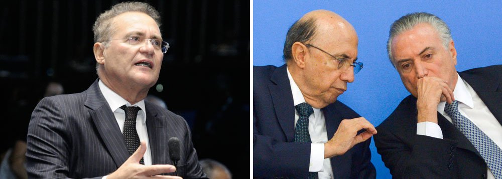 Crítico de Temer, o senador Renan Calheiros avalia que viabilizá-lo na disputa presidencial, ou alguém indicado por ele, enfraquece o MDB: “o nome de Michel Temer para a reeleição ao Planalto rebaixa as candidaturas do MDB”; cálculo é que mesmo sem se alinhar a Temer, a sigla, que tem 19 senadores, só vai reeleger sete; Renan e senadores do MDB tentam emplacar nome alternativo a Temer e a Meirelles para presidente