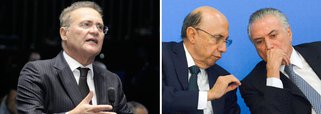 Crítico de Temer, o senador Renan Calheiros avalia que viabilizá-lo na disputa presidencial, ou alguém indicado por ele, enfraquece o MDB: “o nome de Michel Temer para a reeleição ao Planalto rebaixa as candidaturas do MDB”; cálculo é que mesmo sem se alinhar a Temer, a sigla, que tem 19 senadores, só vai reeleger sete; Renan e senadores do MDB tentam emplacar nome alternativo a Temer e a Meirelles para presidente