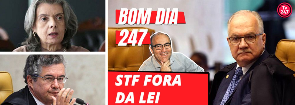 Fecharam as portas institucionais e legais; só restou a revolucionária. Marco Aurélio Melo, ministro do Supremo Tribunal Federal, disse (resumindo) ao principal canal de televisão de Portugal: prisão do Lula é ilegal; confira o resumo do Bom dia 247, feito por Renata Delduque
