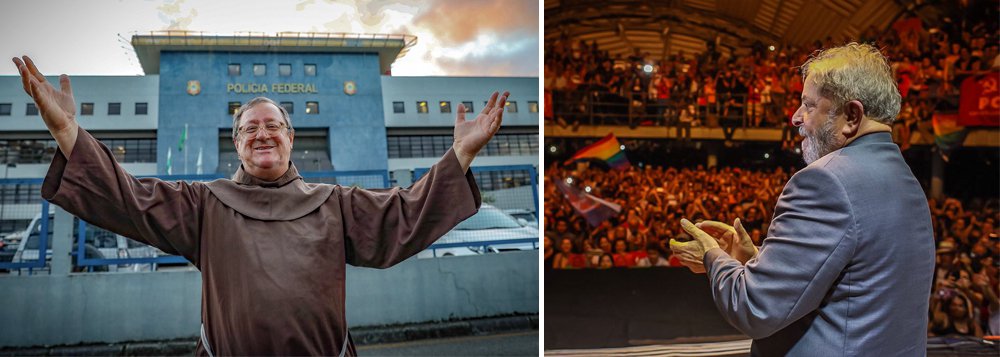 O frade franciscano Sérgio Görgen, que visitou Lula na prisão, destaca que durante o encontro o  ex-presidente afirmou que "encarava sua situação de preso político sem culpa e sem prova como uma provação"; "No cristianismo primitivo é que lembro o significado de provação mais próximo do que passa o Presidente Lula", diz; "Passar pela provação era não fraquejar, não desanimar, não negar e não trair", relembra; "Sairemos da provação - Povo e Lula, Lula e Povo - com luta e organização, para um longo período de profundas transformações estruturais na construção da Nação Brasileira", afirma