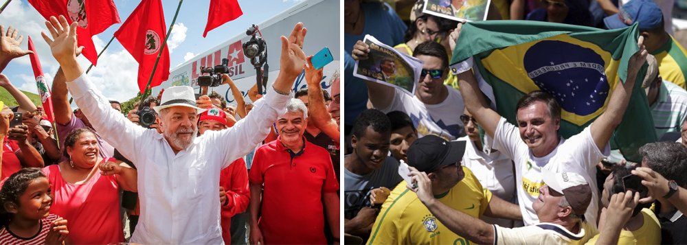 Entre as 10h e 11h da última quarta-feira, 11, e o mesmo período desta quinta-feira, 12, a página do ex-presidente Luiz Inácio Lula da Silva no Facebook ganhou quase 4 mil curtidas em suas postagens, além de 3.883 novos seguidores
