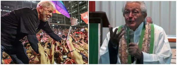  Dom Angélico Sândalo Bernardino conheceu Lula ainda nos anos 1970, quando atuava na Pastoral Operária; “Lula é meu amigo, o Brasil deve muito a esse metalúrgico”, afirmou o religioso ao chegar à sede do Sindicato dos Metalúrgicos do ABC, em São Bernardo do Campo