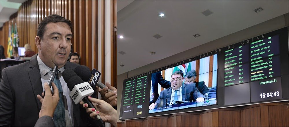 Presidente da Assembleia Legislativa de Goiás, José Vitti declarou nesta quarta-feira, 18, que nenhuma sessão deste ano deixou de ser aberta por falta de quórum e ainda destacou a presença de todos os 41 deputados no plenário ontem; declaração foi em resposta a notícia veiculada na imprensa de que 70% das sessões previstas para este ano não ocorreram por falta de quórum; o presidente ainda destacou a produtividade da Casa, que não têm pautas travadas ou atraso de votações