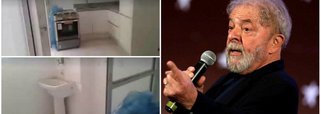"Fogão de R$ 9 mil? Microondas de R$ 5 mil? Armários de R$ 380 mil? A realidade do triplex é outra, e nem era necessário esperar o MTST ocupar o imóvel para descobrir isso por meio de imagens sem retoques. Um relatório da PF, de 2016, já alertava para 'possíveis discrepâncias' e 'dificuldade' em enxergar boa parte dos valores contratados no projeto. Reportagem de Cíntia Alves, do Jornal GGN