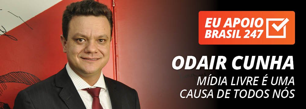 O secretário de Estado de Governo de Minas Gerais, o deputado federal licenciado Odair Cunha (PT-MG), apoia a campanha de assinaturas solidárias do 247. "A campanha de assinaturas solidárias do 247 é uma causa de todos nós, que queremos uma mídia livre, independente, democrática. Junte-se a nós", diz ele. Assista ao seu vídeo de apoio