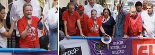 "Você é responsável pelo ódio que semeou neste País e você irá colher o que plantou", disse a senadora Gleisi Hoffmann (PT-PR), referindo-se à Globo; ela afirmou ainda que a Globo é quem conduz o golpe que derrubou a presidente Dilma Rousseff sem crime de responsabilidade e condenou o ex-presidente Lula a prisão sem crime, num tribunal de exceção; "a Globo é o inimigo que temos que combater"; Glesi disse ainda que haverá mobilização permanente em Crutiba; "vocês não sabem a encrenca em que se meteram", avisou; "começou a nossa grande campanha por Lula livre"