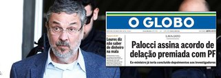 "A manchete de O Globo de hoje é mais uma demonstração de como a Operação Lava Jato é uma ação política articulada entre o grupo de comunicação dos Marinhos e setores da PF e do judiciário", diz o jornalista Renato Rovai; "O próximo capítulo desta história será uma imensa operação com dezenas de alvos desta delação. Quase todos próximos de Lula", destaca; "Certamente neste acordo que teria sido assinado às pressas não estará incluso o tão anunciado capítulo no qual Palocci delatava a Rede Globo", avalia