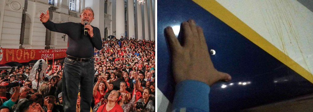 "A revelação de que um dos ônibus da caravana do ex-presidente Lula foi alvejado por tiros quando passava por uma estrada do Paraná – de fato teriam sido dois ônibus – é o sintoma mais evidente de que a radicalização política chegou ao seu extremo e que as autoridades da segurança pública estão perdendo o controle da situação com sérias ameaças às eleições de outubro", diz o colunista Carlos Lindemberg; "A violência começa com o discurso, depois passa para a manifestação material, finalmente chega à agressão e alcança o seu limite com o uso de armas de fogo"