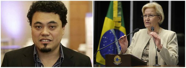 Jornalista Leonardo Sakamoto avalia que a posição da senadora Ana Amélia (PP-RS) sobre o envio de um vídeo da senadora Gleisi Hoffmann (PT-PR) para a Tv árabe Al Jazeera reflete "a falta de conhecimento de um grande naco da sociedade brasileira a respeito do que ocorre além de suas fronteiras, a xenofobia latente contra determinados nacionalidades construída na base da sobreposição de discursos de intolerância e medo ao longo do tempo e o ódio contra o PT"