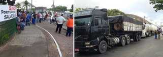 A decisão de paralisação foi tomada pelo Sindicato dos Trabalhadores Portuários de Alagoas após um aumento em que eles consideram abusivo de 200% no fundo de pensão; caminhões estão aglomerados na entrada e navios continuam atracados do Porto de Maceió; movimento também ocorre em outros portos do país