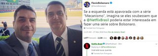 A Netflix ironizou uma sugestão do deputado estadual Flávio Bolsonaro (PSL-RJ) para que a empresa faça uma série com o pai, o deputado federal e presidenciável pelo PSL, Jair Bolsonaro (RJ); ogrupo respondeu à ideia dada por ele no Twitter o chamando de “louca”
