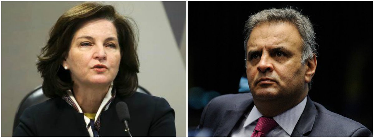 A procuradora-geral da República, Raquel Dodge, pediu que o Supremo Tribunal Federal receba uma denúncia contra o senador Aécio Neves (PSDB-MG), sua irmã, Andrea Neves, e outras duas pessoas no inquérito que apura o pedido de R$ 2 milhões feito pelo tucano ao empresário Joesley Batista, da J&amp;F; Aécio foi gravado fazendo o pedido por telefone, e argumentou que seria para efetuar o pagamento de seus advogados; Raquel Doge rebateu a tese da defesa de Aécio, que pedia a anulação do acordo de delação premiada de Joesley