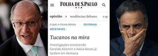 Em editorial publicado nesta quita-feira (12), o jornal Folha de S. Paulo afirma que "por diferentes razões, expoentes do PSDB sob investigação têm escapado de condenações e prisões preventivas"; "O caso de Aécio é especialmente escandaloso. Gravado a pedir R$ 2 milhões a Joesley Batista, da JBS, o mineiro contou com a ajuda de seus pares no Senado para se livrar, em outubro, das medidas cautelares a ele impostas pelo Supremo Tribunal Federal", diz; leia a íntegra 