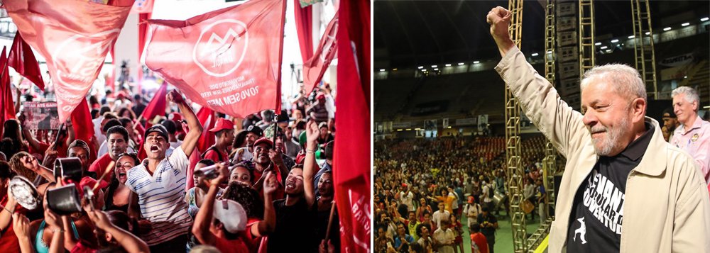 O PT de São Bernardo do Campo convocou a militância para um ato com a presença do ex-presidente Lula nesta sexta-feira 6, depois do julgamento do Supremo Tribunal Federal que negou, na noite desta quarta, o habeas corpus preventivo contra a prisão de Lula