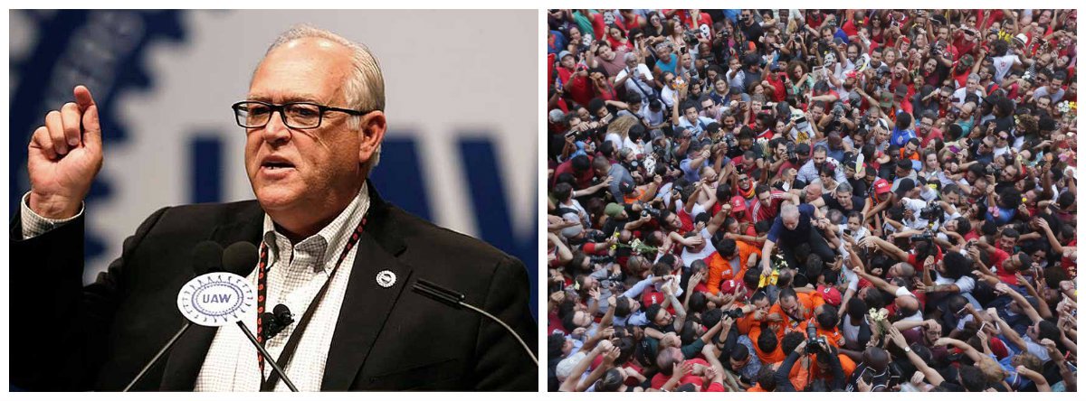 Dennis Williams enviou carta ao embaixador brasileiro onde critica duramente a prisão de Lula; o representante de mais de um milhão de trabalhadores disse que “o julgamento foi injusto porque o veredito foi dado pelo mesmo juiz que o processou”; para ele, Moro usou os serviços da empresa de auditoria externa KPMG para investigar Lula e quando terminou, "a KPMG declarou publicamente que não havia encontrado provas de corrupção ou de atos repreensíveis”