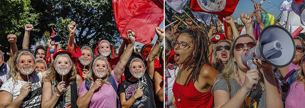 Da superintendência da Polícia Federal, onde é vítima de prisão política, o ex-presidente Lula está emocionado com a quantidade de apoio que tem recebido do povo brasileiro; nesta quinta-feira (12), Lula pôde receber pela primeira vez a visita de seus familiares e com eles centenas de cartas de apoio e solidariedade; Lula disse também que pode ouvir todos os dias o "Bom dia, presidente Lula!", dito a plenos pulmões por uma multidão de apoiadores no acampamento Vigília Democrática, do lado de fora da prisão