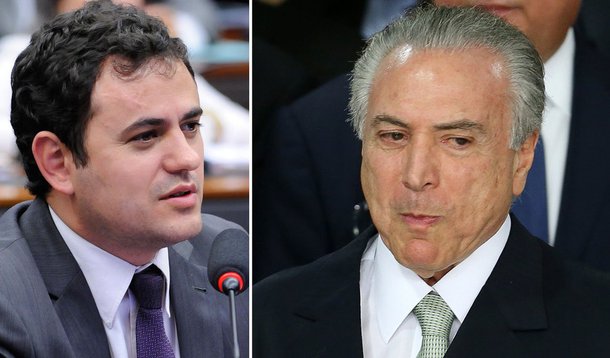 "Temer: 'Que nesse 21 de abril, lembremos que Tiradentes foi acusado e condenado por lutar e defender um Brasil livre, forte e independente.' O sujeito que está tentando entregar Eletrobrás, Casa da Moeda, Amazônia, ter coragem de falar isso. É muita cara de pau pra uma pessoa só!", escreveu Glauber Braga em seu Twitter