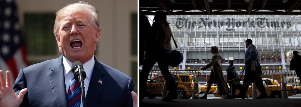 Em longo e inusitado editorial de página inteira nesta segunda-feira, com 1366 palavras, o “New York Times” critica duramente as tentativas de Trump de barrar a investigação sobre interferência russa em sua eleição: “O presidente não está acima da lei”