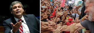 Os principais dirigentes do PT desembarcaram em São Paulo para uma reunião de emergência no Instituto Lula por causa da possibilidade de prisão dele, que pode acontecer a qualquer momento; a ideia é formar um cordão humano em torno da casa de Lula; "O recado que temos que dar é o seguinte: para prender o Lula, tem que prender milhares. A gente tem que formar um cordão humano em defesa do ex-presidente Lula", afirmou o senador Lindbergh Farias (PT-RS)