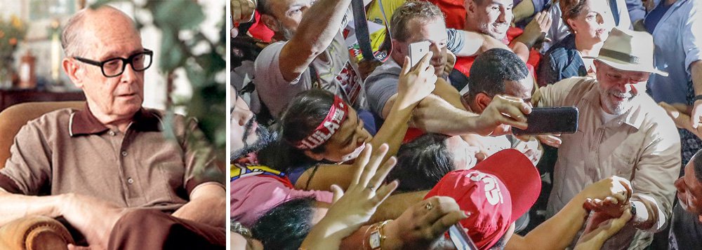 Leia o poema "A noite dissolve os homens", do clássico poeta mineiro Carlos Drummond de Andrade, que retrata os tempos de estado de exceção em que mergulhou o Brasil com a prisão política e ilegal do presidente mais popular da história do País 