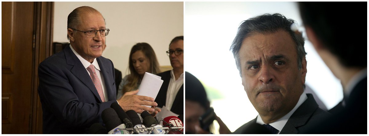 A declaração de Alckmin sobre Aécio é mais que descaramento ululante. É o jeito que ele arranjou pra se desinvisibilizar na corrida pela presidência em que aparece com patético 1% de intenção de votos