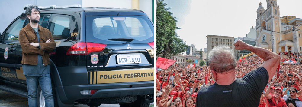 Em discurso em Curitiba, no ato de encerramento de sua caravana, o ex-presidente Lula disse que a série de José Padilha foi "mais uma mentira" que fizeram contra ele e o PT; "Há anos eu já ouvia dizer que a Globo estava fazendo um documentário para passar na Netflix, para não aparecer a cara da Globo", disse; "Nós não temos que aceitar isso, e eu não vou aceitar"