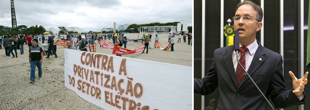 Após a MP que trata da privatização da Eletrobras ter subido no telhado, o governo Michel Temer tenta aplicar tenta uma nova investida; segundo o deputado Leo de Brito (PT-AC), "o governo sofreu uma derrota dura que foi a queda da MP 814, mas continua sua investida tentando privatizar a Eletrobras"