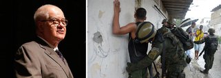 O jornalista Elio Gaspari criticou nesta quarta-feira, 21, a intervenção militar no Rio de Janeiro. Segundo ele, a medida foi um lance "improvisado, irresponsável na origem e perigoso no seu desdobramento"; "A 'jogada de mestre' de Temer jogou no colo do Exército a ruína da segurança do Rio. Passado um mês, vê-se que não se detalhou a missão e não se calcularam os recursos necessários. Falta dizer como e para quê", diz o colunista 