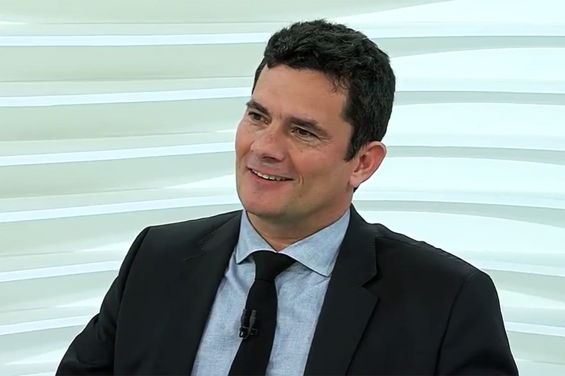 O juiz Sérgio Moro participa do programa Roda Viva