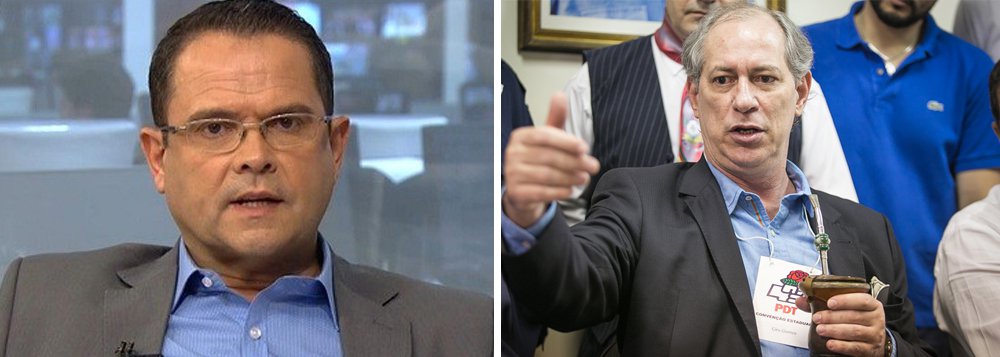O jornalista Sidney Rezende criticou a fake news que teve como vítima o pré-candidato à presidência da República Ciro Gomes (PDT-CE). "A campanha presidencial 2018 será agressiva, violenta até. Provocadores já estão atuando com o objetivo de desestabilizar o quadro político. Eles se passam por “blogueiros” e saem às ruas atacando suas presas. Ciro Gomes foi vítima de um deles no Rio Grande do Sul", escreveu Rezende no Twitter