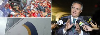 Em vídeo, senador Renan Calheiros (PMDB-AL) afirma que os ataques de "fanáticos" contra os ônibus da caravana de Lula "envergonham o Brasil"; "A marca da bala no ônibus de Lula é um sinal de alerta. O que virá depois se nada for feito? Vai aparecer alguém querendo tocar fogo. O nazismo começou assim", lembra ele; "O mais grave é que pessoas que deveriam ter responsabilidade com a democracia, com a paz social, fazem vista grossa e, com isso, incentivam a selvageria", cobra ainda o senador; assista